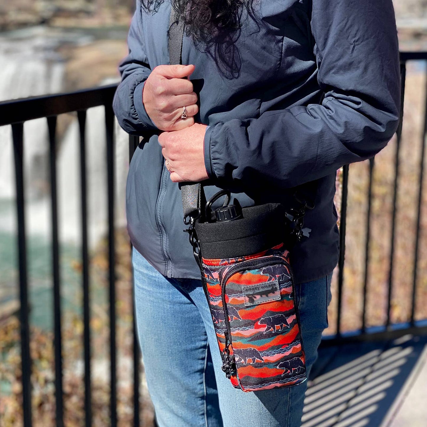 Jumping Spiders Water Bottle Carrier
