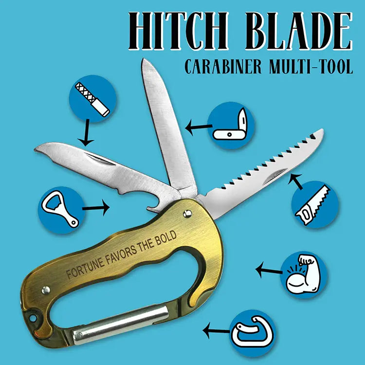 Pocket Knife Carabiner & Pocket Hammer Tool