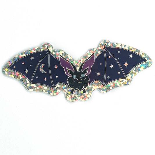 Glitter Bat VInyl Sticker