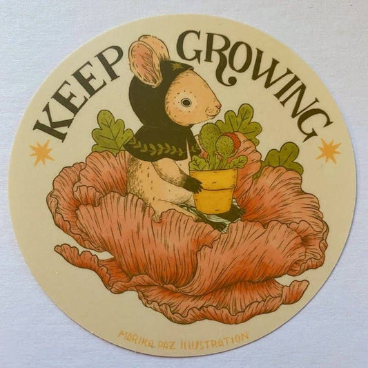Keep Growing Sticker