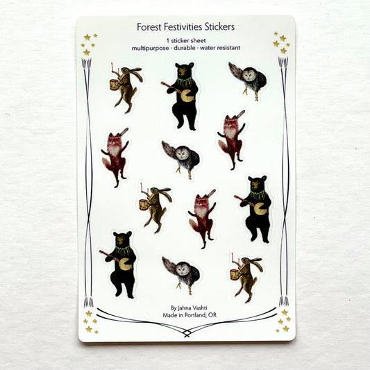 Forest Festivities Sticker Sheet