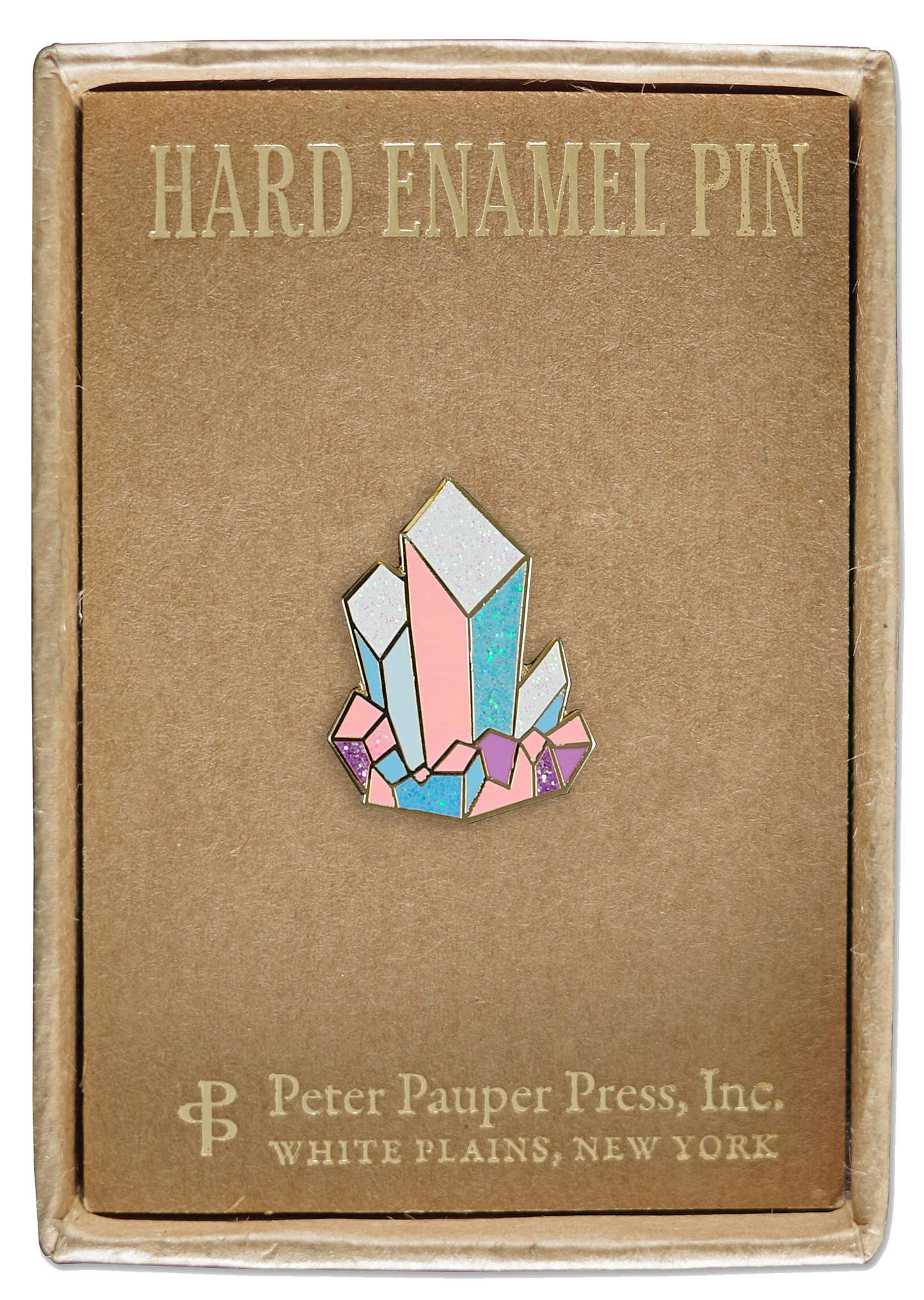 Crystals Hard Enamel Pin