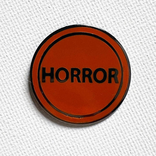 Horror VHS Sticker Pin