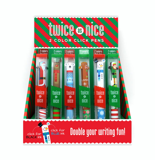 Twice as Nice HOLIDAY 2 Color Pen