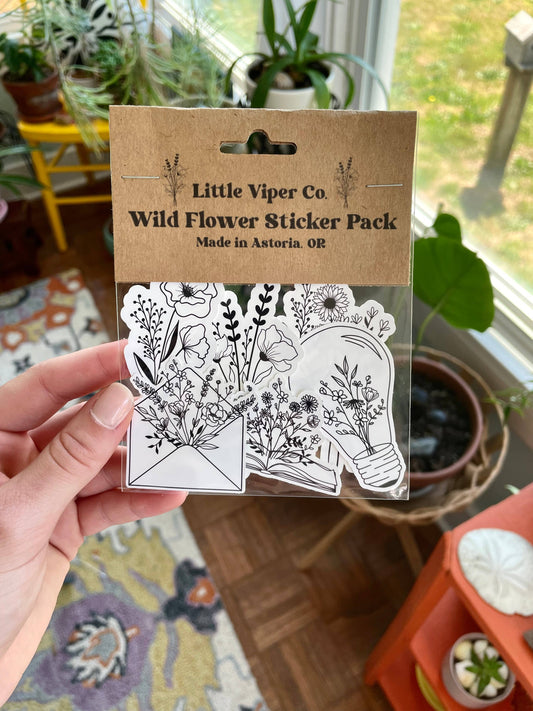 Wild Flower Sticker Pack