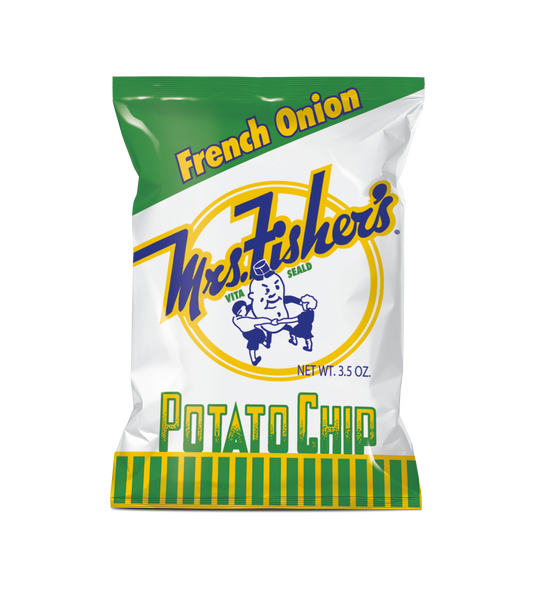 Mrs. Fisher's Potato Chips - Mrs. Fisher's French Onion Potato Chips- Grab N' Go