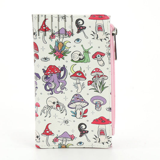 Goth Mushroom Wallet in vinyl