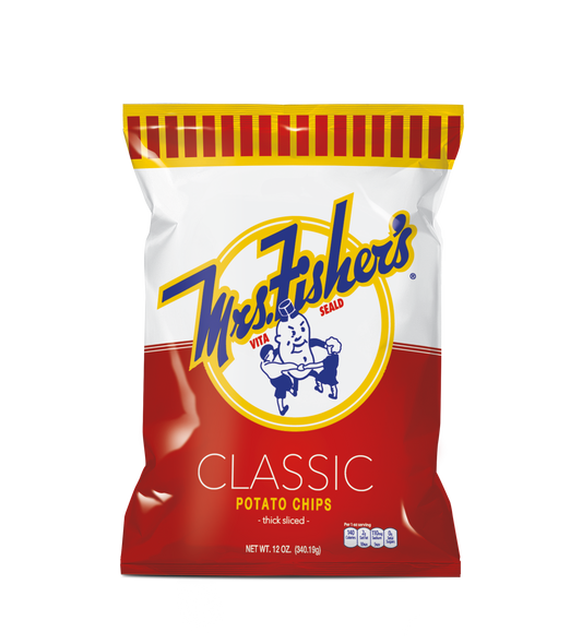 Mrs. Fisher's Potato Chips - Mrs. Fisher's Classic Potato Chips-single Serve