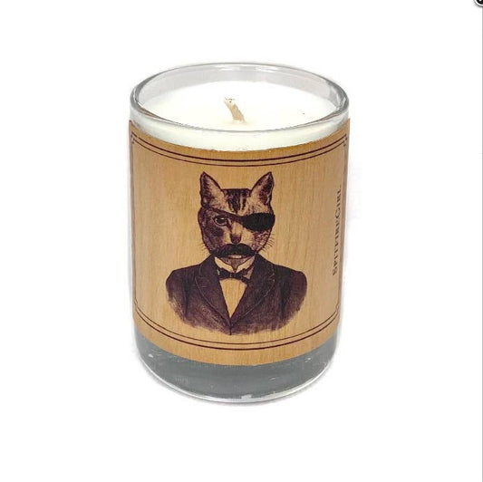 Dapper Cat Votive Candle