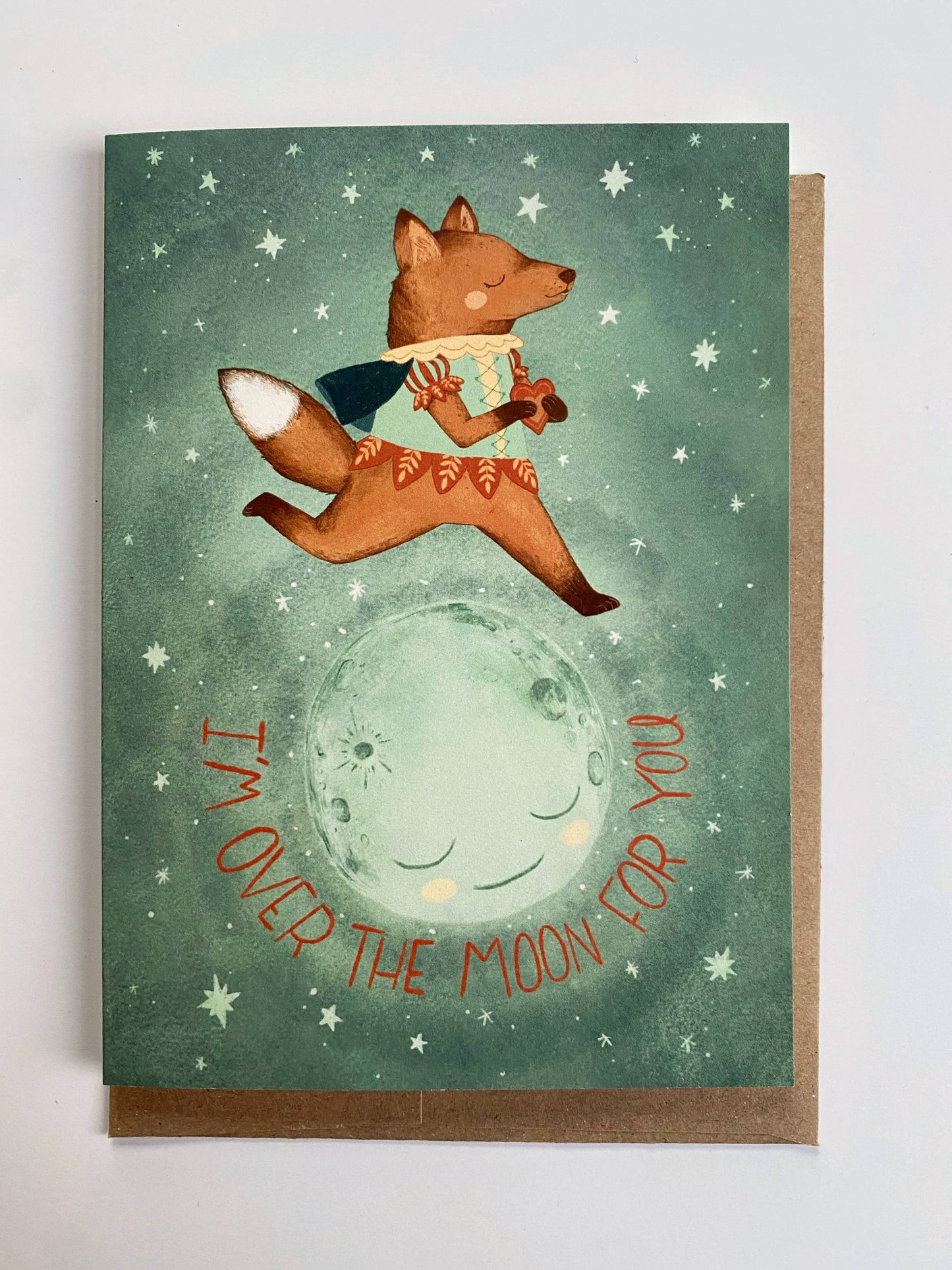 I'm Over the Moon for You Card