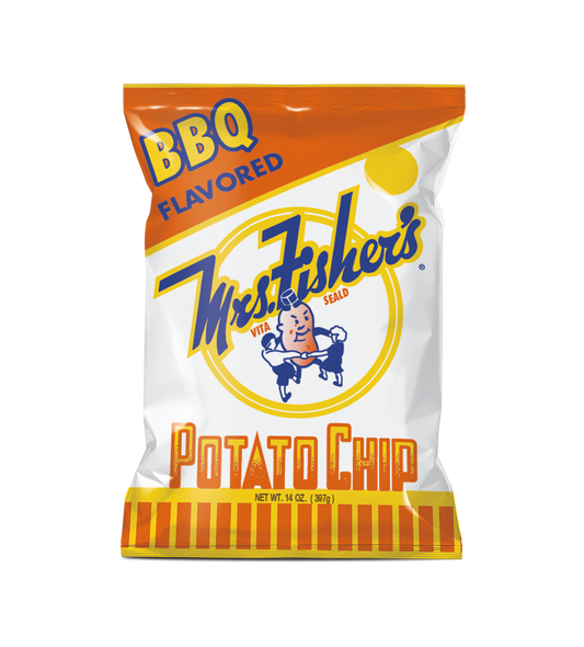 Mrs. Fisher's Potato Chips - Mrs. Fisher's BBQ Potato Chips- Grab N' Go