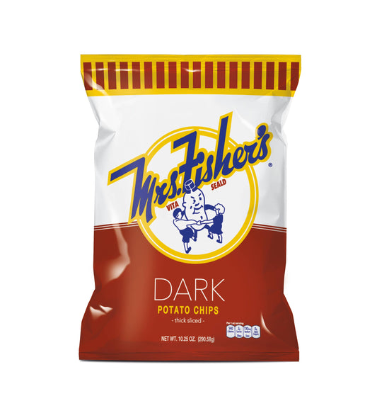 Mrs. Fisher's Potato Chips - Mrs. Fisher's Dark Potato Chips- Large